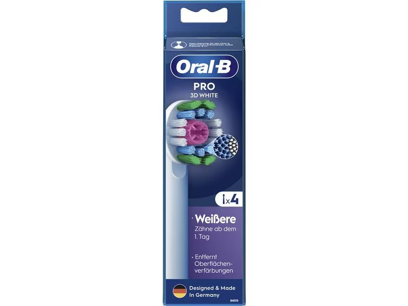Oral-B Zahnbürstenkopf 3D White 4 Stück