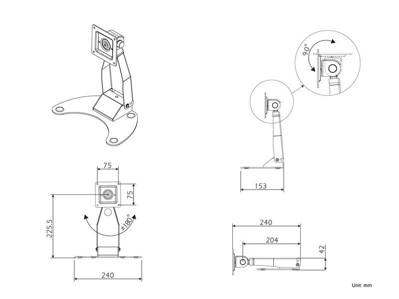 Multibrackets Standfuss für Halterung 0341
