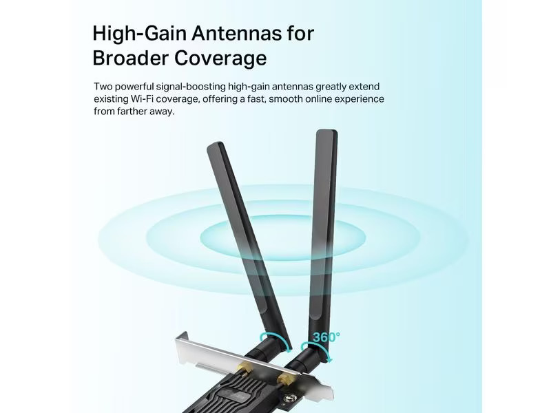 TP-Link WLAN-AX PCIe Adapter Archer TX20E