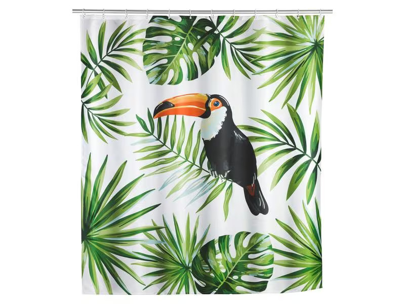 Wenko Duschvorhang Tucan 180 x 200 cm