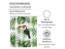 Wenko Duschvorhang Tucan 180 x 200 cm