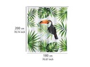 Wenko Duschvorhang Tucan 180 x 200 cm