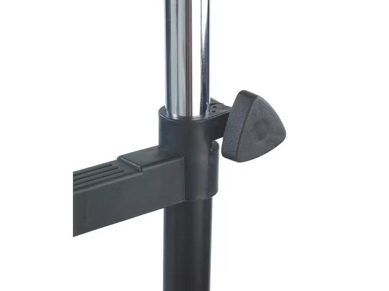 Wenko Garderobenständer All In 117 cm/169 cm, Schwarz/Silber