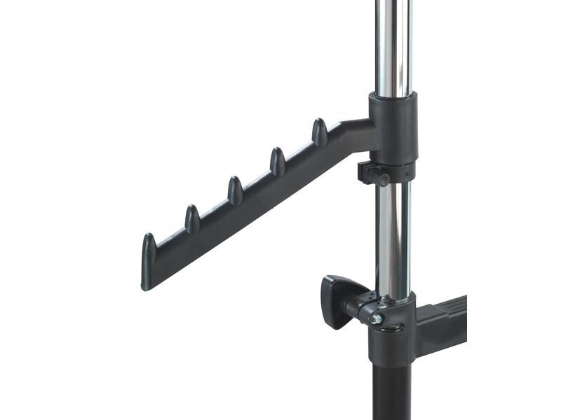 Wenko Garderobenständer All In 117 cm/169 cm, Schwarz/Silber