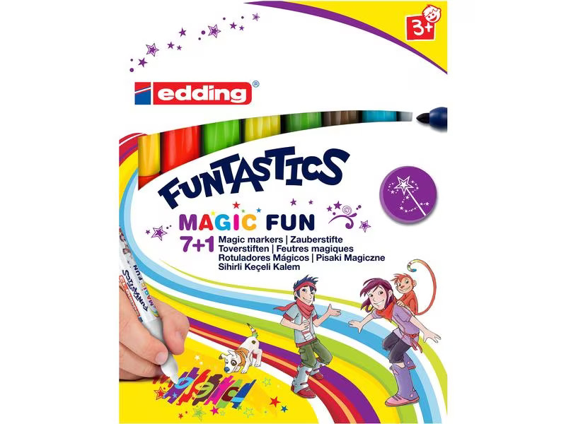 edding Fasermaler Funtastics Magic Fun 13 8 Stück