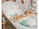 Zeller Present Badewannenablage mit Glashalter Nature
