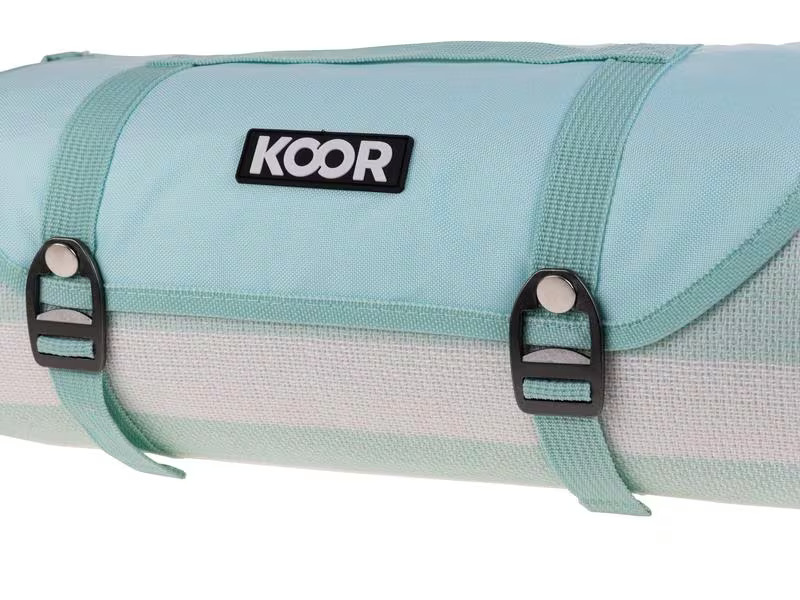 KOOR Picknickdecke Stripes mint 200 x 300 cm