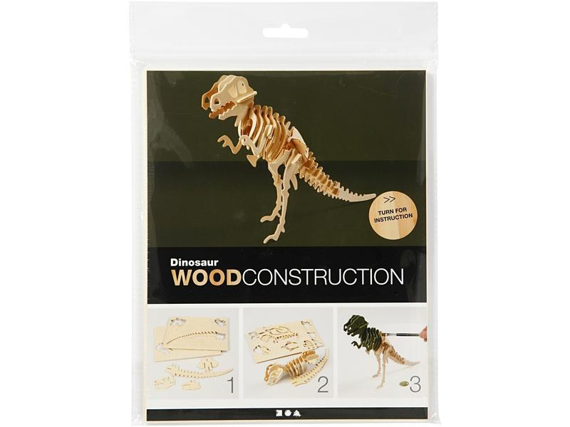 Creativ Company Holzartikel 3D Dinosaurier 1 Stück