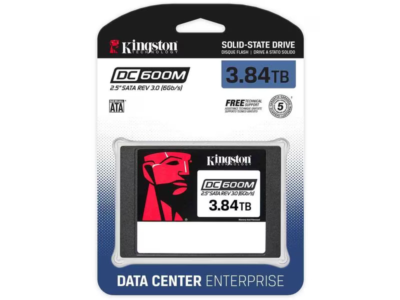 Kingston SSD DC600M 2.5 SATA 3840 GB