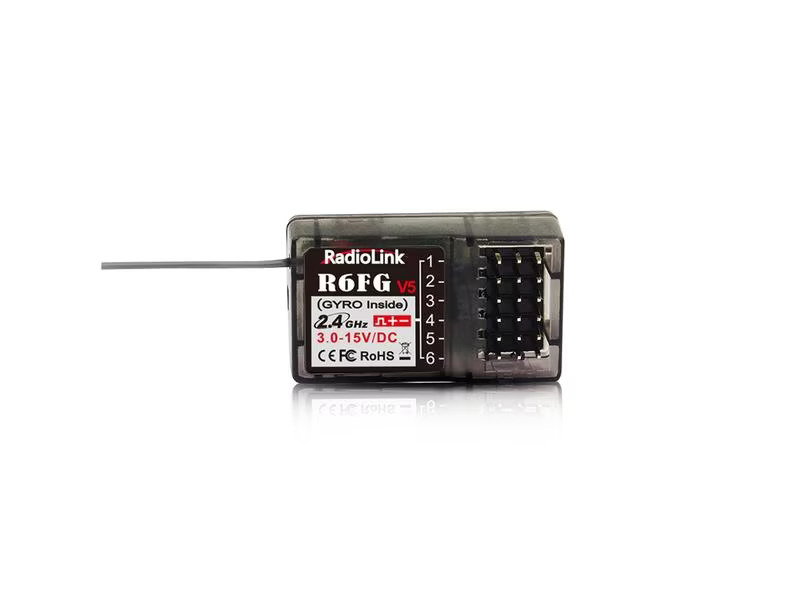 RadioLink Empfänger R6FG mit Gyro 6-Kanal