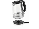 GOURMETmaxx Wasserkocher 1.7 l, Schwarz/Transparent