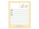 Formati Lernheft Druckschrift B.1, 19.5 x 24 cm, Liniert, Mehrfarbig