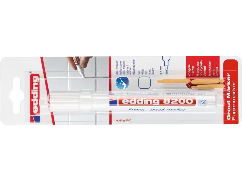 edding Permanent-Marker 8200 Weiss