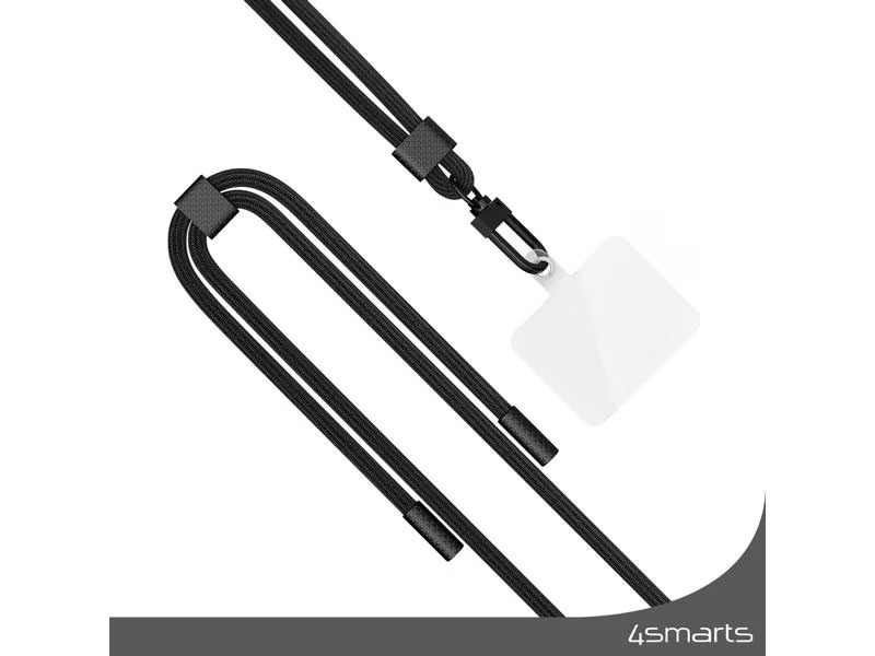 4smarts Tragegurt Universal PhonoLace Onyx Schwarz