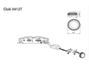 JBL Car 2-Weg Lautsprecher Paar Club 3412T, 0.75 (1.9 cm)