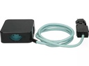 maxTex Steckdosenleiste Cube 3x T13, USB A/C, Schwarz/Türkis