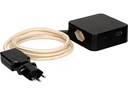 maxTex Steckdosenleiste Cube 3x T13, USB A/C, Schwarz/Sand