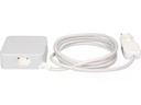 maxTex Steckdosenleiste Cube 3x T13, USB A/C, Grau/Weiss