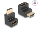 Delock Adapter gewinkelt HDMI - HDMI, 8K 60Hz