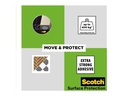 3M Stuhlbeingleiter Move &amp; Protect, Ø 25 mm, Grau, 8er Pack