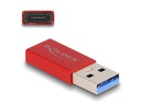 Delock USB-Adapter 3.2 Gen 2 (10 Gbps) USB-A Stecker - USB-C Buchse