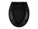 COCON Toilettensitz mit Absenkautomatik Duroplast, Schwarz