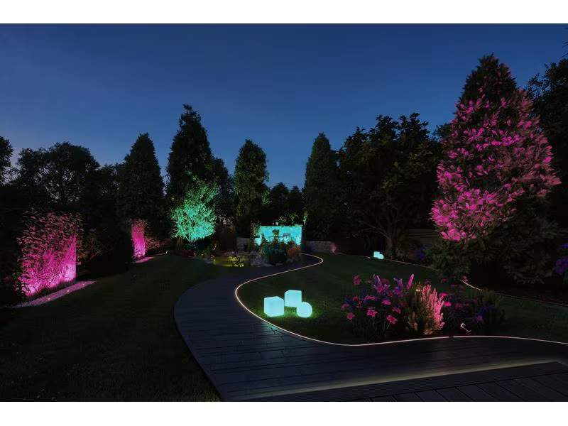 Paulmann Gartenleuchte Plug &amp; Shine GLOBE RGBW, ZigBee