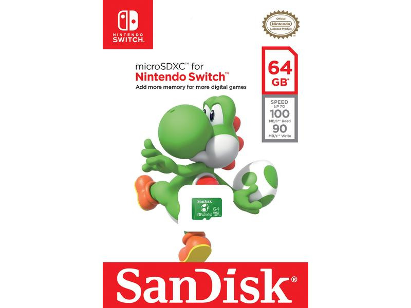 SanDisk microSDXC-Karte Nintendo Switch U3 64 GB