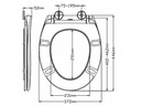 COCON Toilettensitz Duroplast mit Absenkautomatik Weiss