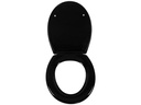 COCON Toilettensitz mit Absenkautomatik Schwarz