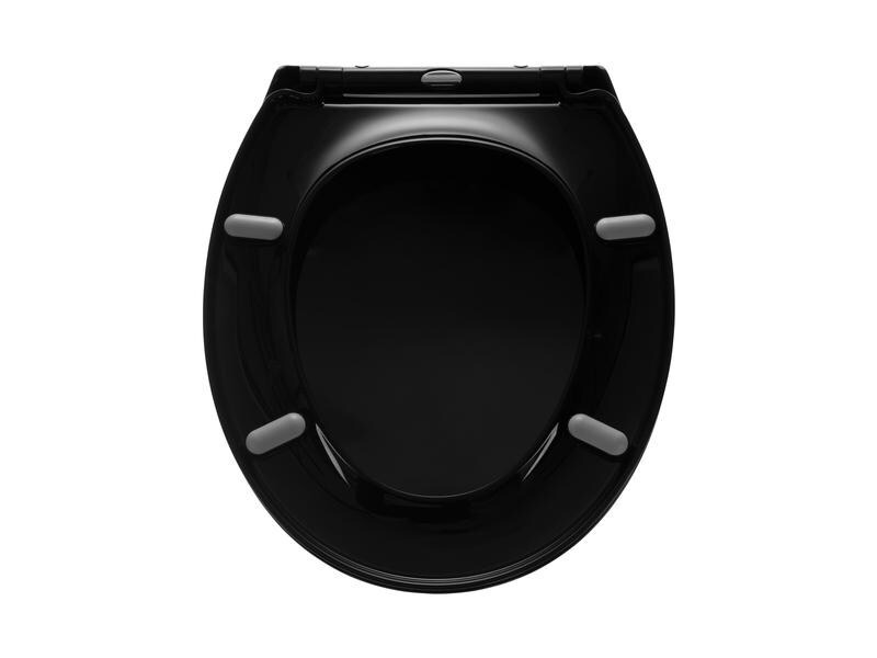 COCON Toilettensitz mit Absenkautomatik Schwarz