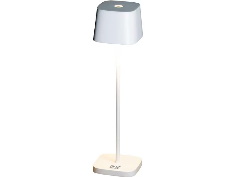 Konstsmide Akku-Tischleuchte Capri Mini USB, 2200-3000K, 2.2 W, Weiss