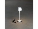 Konstsmide Akku-Tischleuchte Capri Mini USB, 2200-3000K, 2.2 W, Weiss