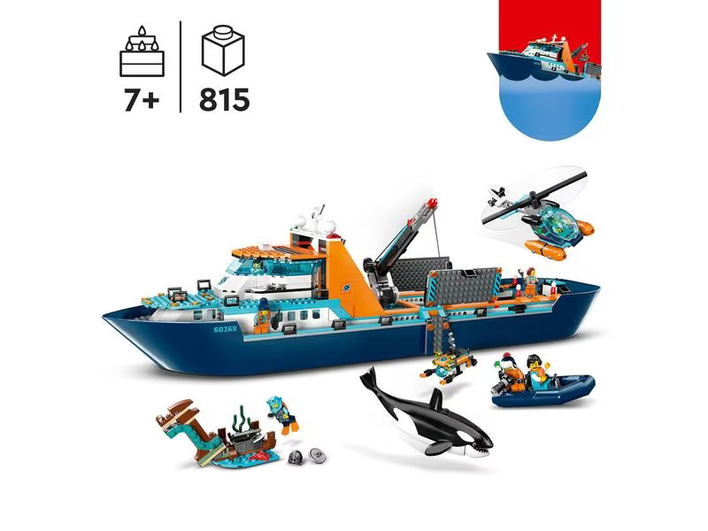 LEGO® City Arktis-Forschungsschiff 60368