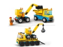 LEGO® City Baufahrzeuge und Kran mit Abrissbirne 60391