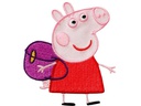 Mono-Quick Aufbügelbild Peppa Pig mit Rucksack 1 Stück