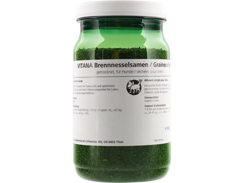 Vitana Hunde-Nahrungsergänzung Brennnesselsxamen, 50 g