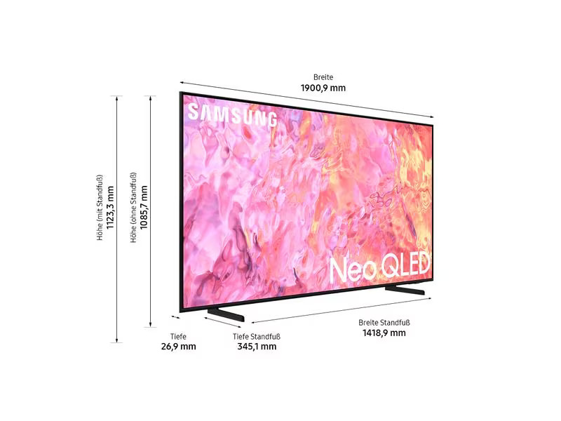 Samsung TV QE85Q60C AUXXN 85, 3840 x 2160 (Ultra HD 4K), LED-LCD