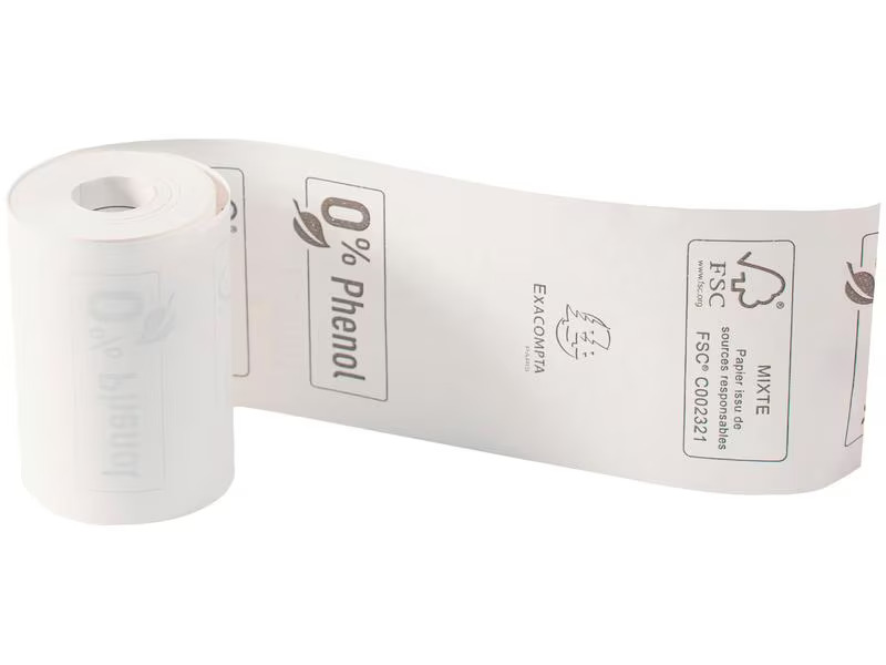 Exacompta Thermo-Papierrolle 57 x 40 x 12 mm, 18 m, 20 Stück