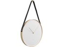 KARLSSON Wanduhr Belt 34 x 58 cm, Weiss