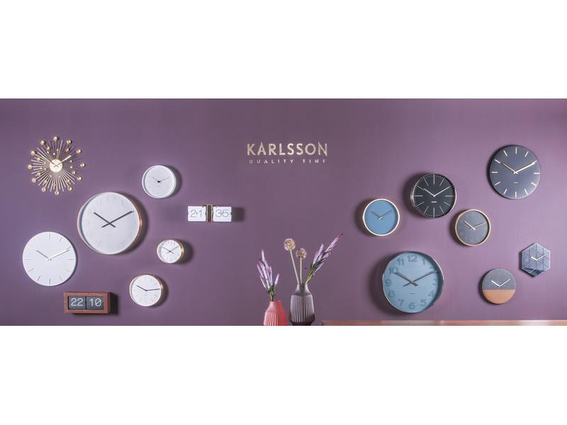 KARLSSON Wanduhr Sunburst Medium Ø 30 cm, Gold
