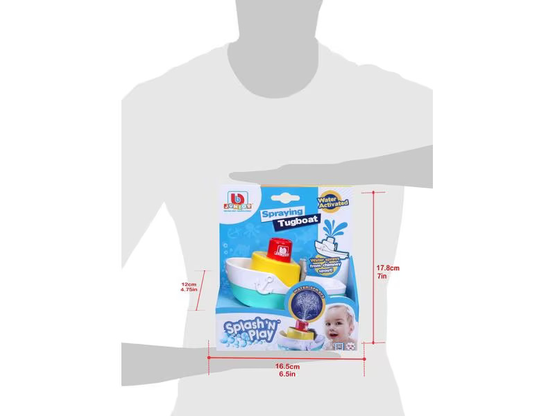 BB Junior Badespielzeug Splash n Play Boot Fontäne