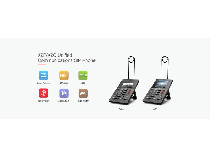 Fanvil Tischtelefon X2P Schwarz