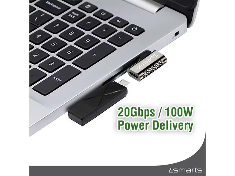 4smarts USB-Adapter 4-teiliges Set USB-C Stecker - USB-C Buchse