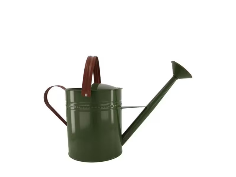 CHALET Giesskanne Flavi 36 cm, Braun/Olivgrün