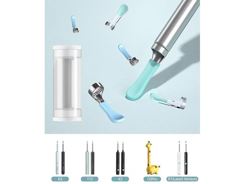 Bebird Ersatzkopf für Smart Ear Cleaner, 9 Stück