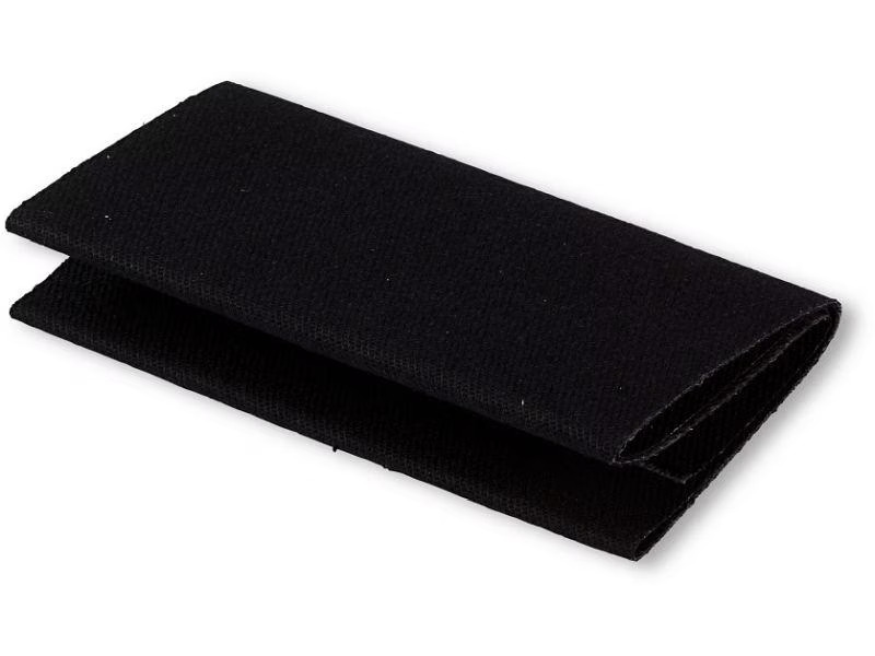 Prym Flickstoff Schwarz, 12 x 45 cm