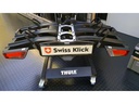 Swiss Klick Kennzeichenhalter Langformat Hinterseite Schwarz