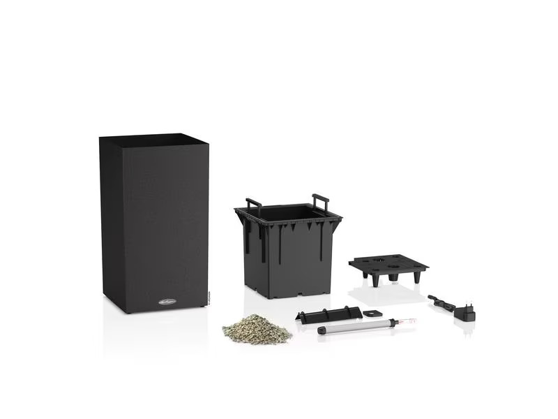 Lechuza Blumentopf Canto Stone 30 High, Graphit