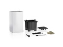 Lechuza Blumentopf Canto Premium 40 High, Weiss, Hochglanz